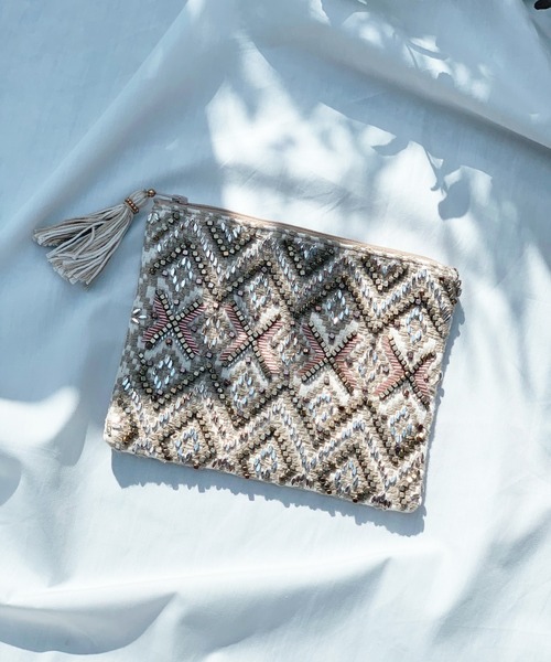 concerto♥フラットポーチオーダー品 MILLION CARATS ポーチ 「GIFT」-artipur COTTAGE-ゴールド