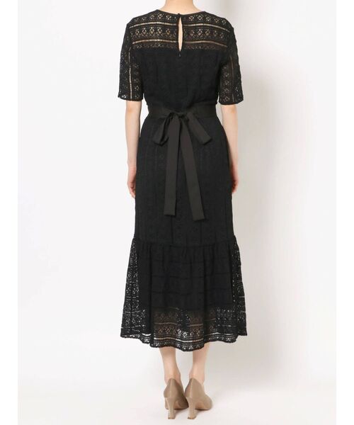 安売り ドレス LADYレース切替マーメイドワンピース promed.srv.br 公式アウトレットストア チャコールグレー LADYレース切替マーメイドワンピース LAGUNAMOON ロングワンピース