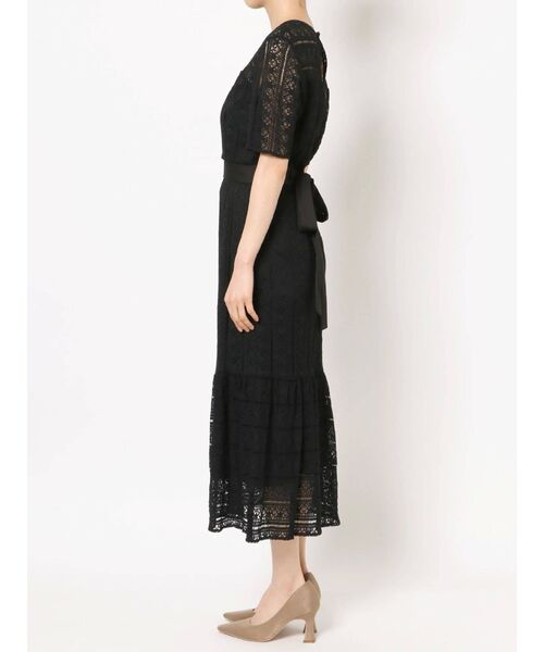安売り ドレス LADYレース切替マーメイドワンピース promed.srv.br 公式アウトレットストア チャコールグレー LADYレース切替マーメイドワンピース LAGUNAMOON ロングワンピース