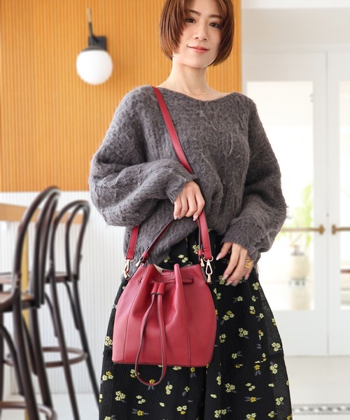 MIAN ショルダーバッグ バッグ LOTUS / 巾着2wayショルダー
