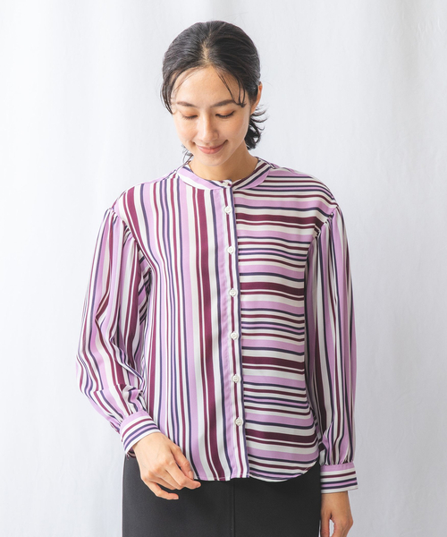 【オシャレ☆NARA CAMICIE】ピンク　ブラウス　サイズⅡ NARACAMICIE - NARACAMICIE ナラカミーチェ リネン100
