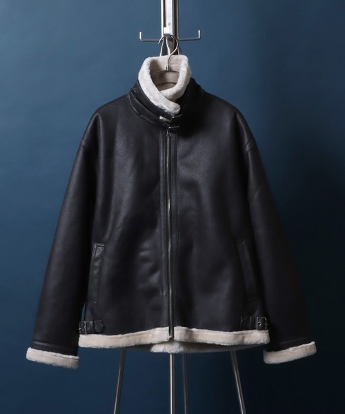 ANPAS（アンパス） ムートンジャケット ムートンコート メンズ