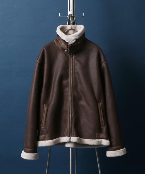 ANPAS（アンパス） ムートンジャケット ムートンコート Synthetic