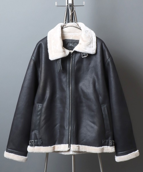 ANPAS（アンパス） ムートンジャケット ムートンコート Synthetic