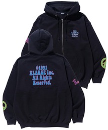 XLARGE パーカー DAISY ZIP HOODED SWEAT メンズ レディース