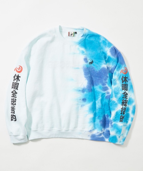 BACANCES ALL INCLUSIVE トレーナー スウェット BC CREW NECK TIE DYE 