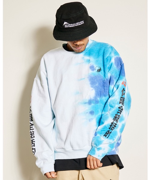 BACANCES ALL INCLUSIVE トレーナー スウェット BC CREW NECK TIE DYE 