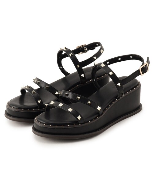 ○★新品未使用 カタリスト エリートサンダル プラットフォーム ブラック28cm Caria キャリア レザープラットフォームサンダル - ブラックボックス