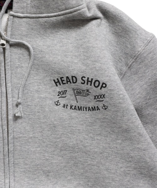 ROTAR（ローター） パーカー HEAD SHOP Zip Up PARKA バックプリント