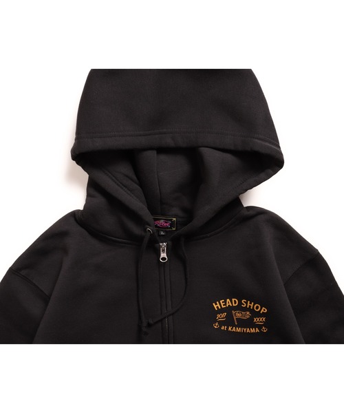ROTAR（ローター） パーカー HEAD SHOP Zip Up PARKA バックプリント