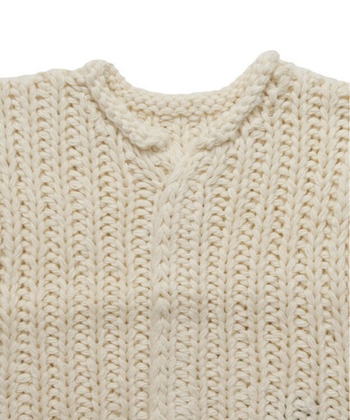 ニット セーター vent Blanc A/W ハンドニットベスト レディース vent blanc ニット セーター Blanc A/W ハンドニットベスト