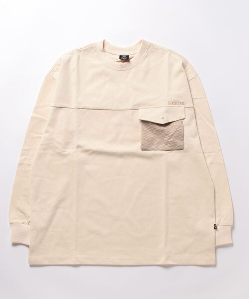 S'more tシャツ 2Way pocket l/s big t shirts レディース