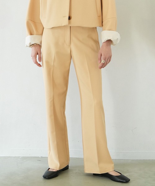 CLANE（クラネ） パンツ LOW WAIST STRAIGHT PANTS レディース