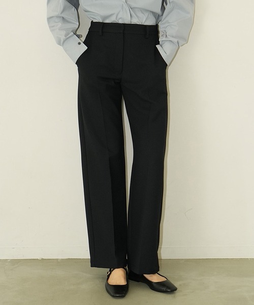 CLANE（クラネ） パンツ LOW WAIST STRAIGHT PANTS レディース