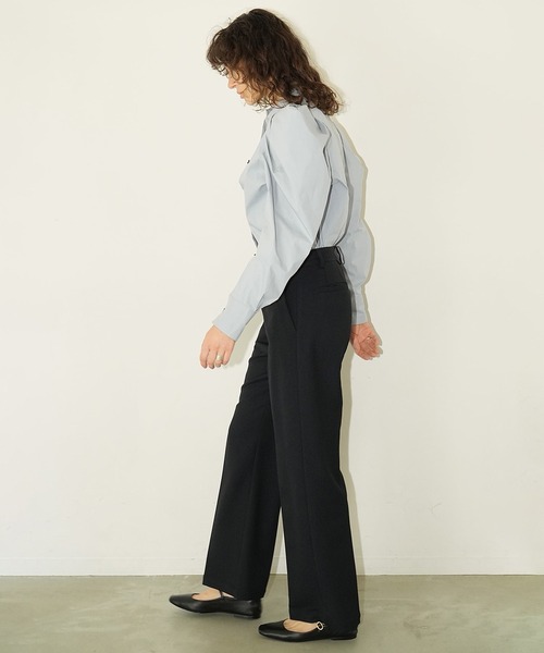 パンツ CLANE CLANE LOW WAIST TUCK SHORT PANTS CLANE（クラネ） パンツ LOW WAIST STRAIGHT PANTS レディース