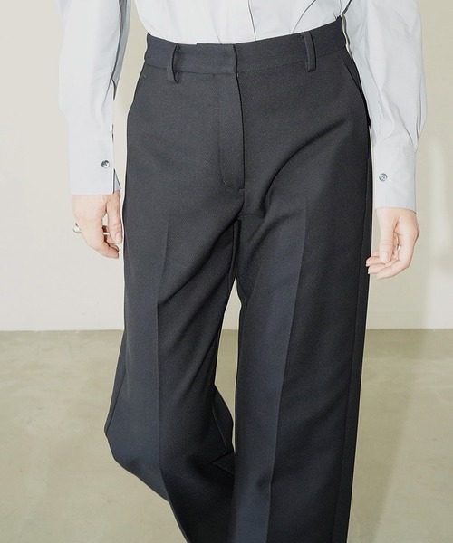 CLANE（クラネ） パンツ LOW WAIST STRAIGHT PANTS レディース