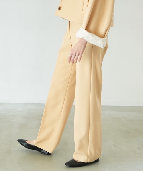 CLANE（クラネ） パンツ LOW WAIST STRAIGHT PANTS レディース