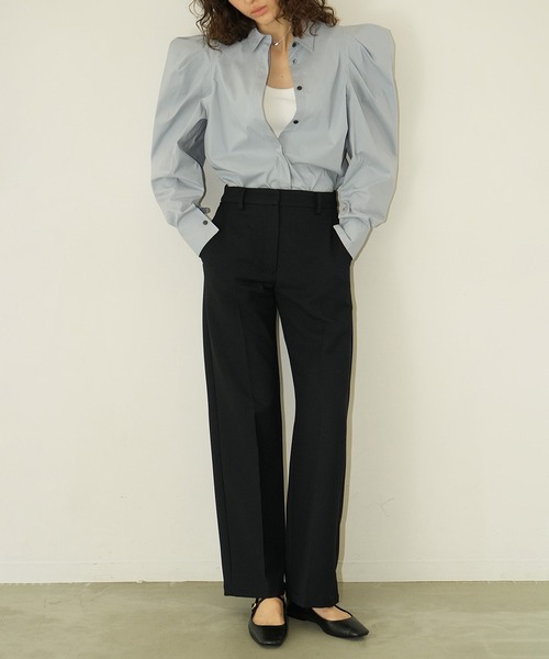 CLANE（クラネ） パンツ LOW WAIST STRAIGHT PANTS レディース