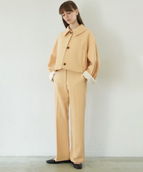 CLANE（クラネ） パンツ LOW WAIST STRAIGHT PANTS レディース