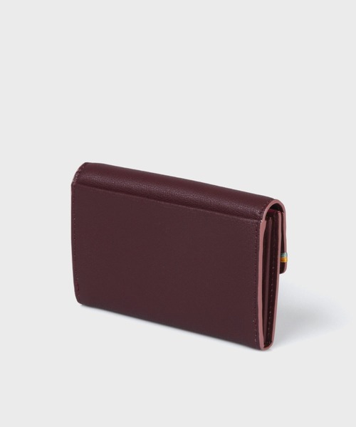ポールスミス　名刺入れ（茶色）新品未使用 Paul Smith 名刺入れ ハイライトステッチ / 885732 W262