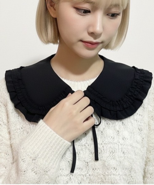 つけ襟 付け襟 「HIKA」フリル付け襟 : ZOZOTOWN Yahoo!店 - 通販