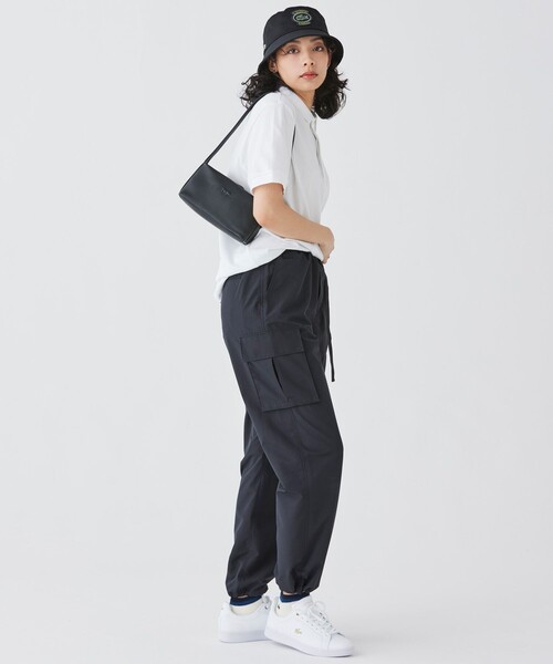 【LACOSTE】シティコート グレイオンレザーホーボーバッグ シティコート グレイオンレザーホーボーバッグ | LACOSTE