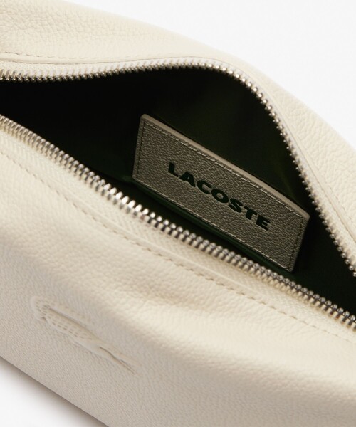 国内配送★LACOSTE★グレイオンレザー ホーボーバッグ LACOSTE ショルダーバッグ バッグ シティコート グレイオン