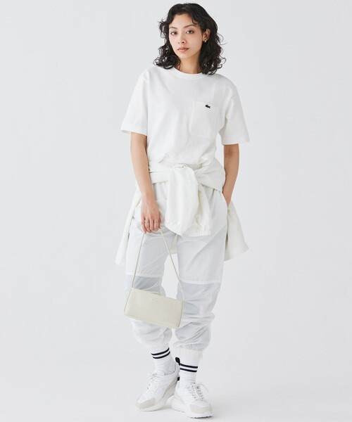 【LACOSTE】シティコート グレイオンレザーホーボーバッグ シティコート グレイオンレザーホーボーバッグ | LACOSTE