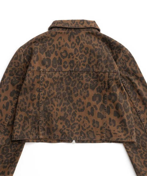 MAISON SPECIAL レオパード ジャケット ブルゾン メゾンスペシャル MAISON SPECIAL ブルゾン アウター Leopard Compact Silhouette