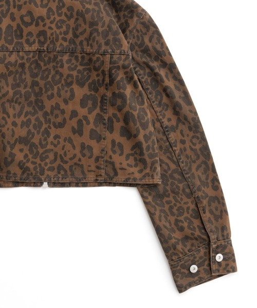 MAISON SPECIAL レオパード ジャケット ブルゾン メゾンスペシャル MAISON SPECIAL ブルゾン アウター Leopard Compact Silhouette