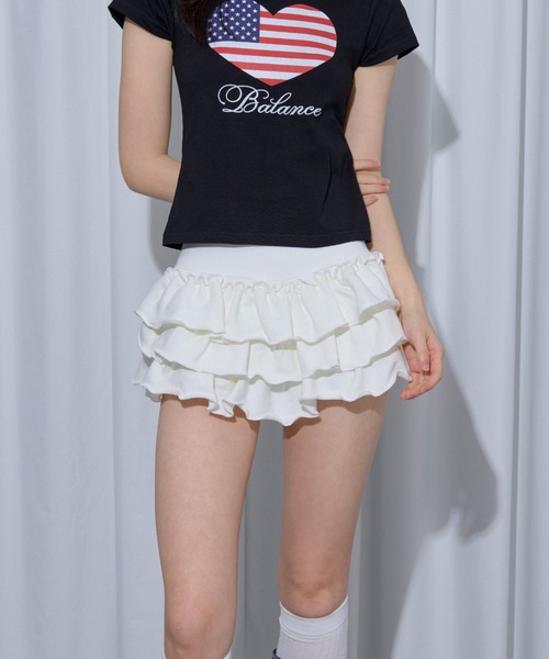 FCMM スカート FRILL SKIRT/フリルスカート レディース メンズ