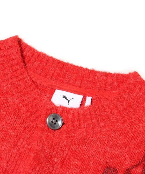 PUMA カーディガン X ARIES KNITTED CARDIGAN / プーマ X アリーズ 