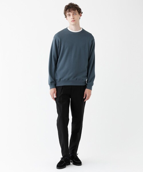 スラックス 「THE FLAGSHIP」モールスキン ストレッチ イージーパンツ メンズ