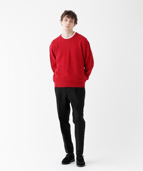 スラックス 「THE FLAGSHIP」モールスキン ストレッチ イージーパンツ メンズ