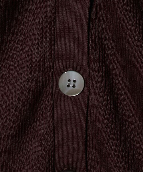 UNITED ARROWS（ユナイテッドアローズ） カーディガン シルクリブ V