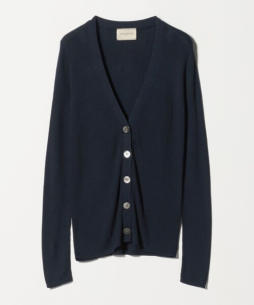 UNITED ARROWS　5分袖カーディガン UNITED ARROWS（ユナイテッドアローズ） カーディガン シルクリブ V