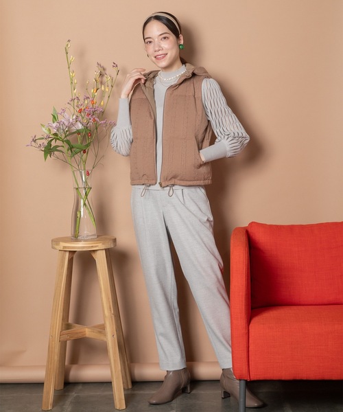 ayane フード付きダウンベスト アヤン アヤン ayane ダウンベスト : dimanche ディマンシュ NEWS BLOG