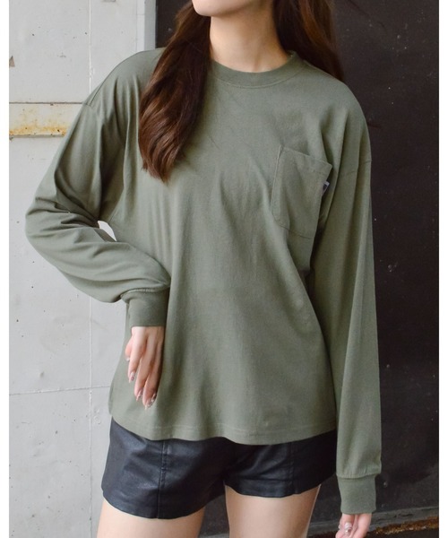 spiritoso tシャツ USAコットン ロンT レディース : ZOZOTOWN