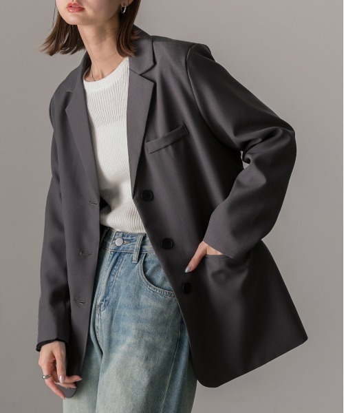 ad thie（アドティエ） ジャケット テーラードジャケット ビッグ