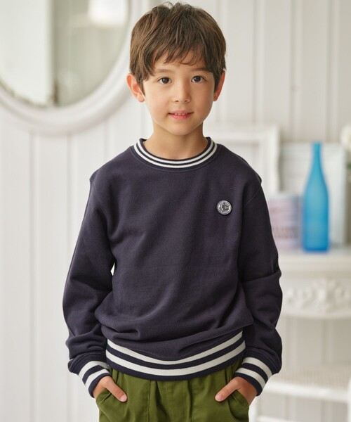 J.PRESS（J.プレス） トレーナー 「140-170cm」BICOLOR LINE COMBI