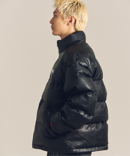 FUBU ブラック ダウンジャケット Lサイズ FUBU ダウンジャケット ダウン 「FUBU/フブ」Nylon Puffer