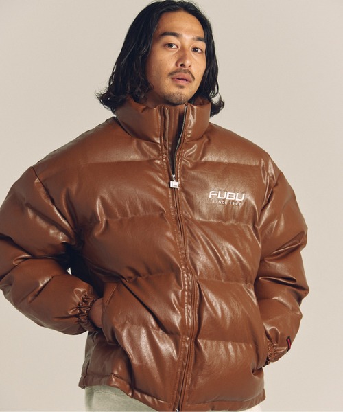 専用　p_woodstok様 FUBU コート ジャケット FUBU-Faux Leather Puffer Jacket