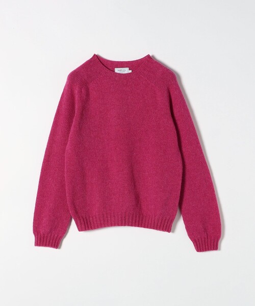 SHIPS for women - Harley of Scotland ブラッシュクルーネックニット セール】 Harley of Scotland:ブラッシュクルーネックニット