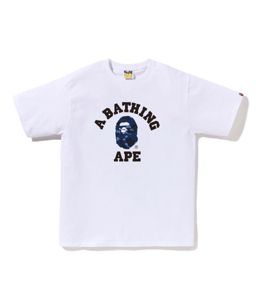 A BATHING APE tシャツ COLOR CAMO COLLEGE TEE メンズ レディース  