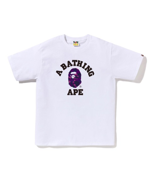 ◆A BATHING APE◆PALM TREE CAMO COLLEGE TEE Tシャツ ロゴ A BATHING APE tシャツ PALM TREE CAMO COLLEGE TEE メンズ