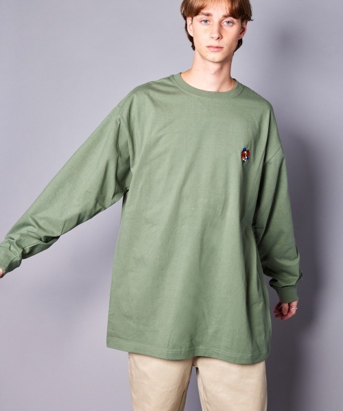 tシャツ rehacer : Loose Color Point L/S メンズ | rehacer | 16