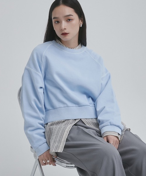 hunch（ハンチ） トレーナー スウェット 裏毛ピグメント カラー