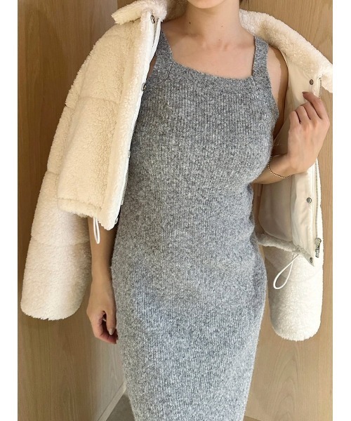 SNIDEL ワンピース カシュクールカーディガンセットキャミ