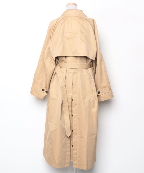 Spick&Span】ベージュ トレンチコート ウエストベルト付き