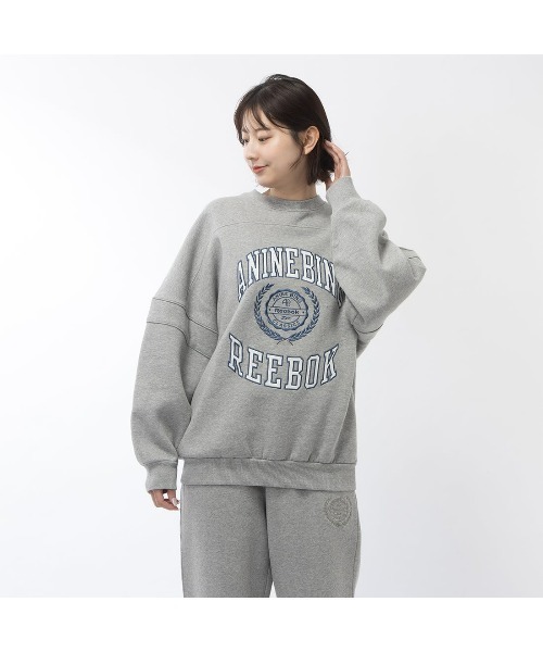 トレーナー スウェット アニン ビン オーバーサイズ クルー / ANINE BING OVERSIZED CREW レディース Reebok トレーナー スウェット アニン ビン オーバーサイズ
